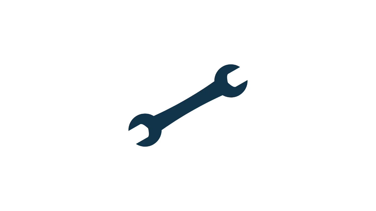 Tools icon: assembly service where a two-person team installs your furniture, ready to use